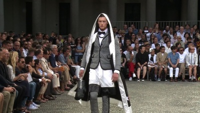 動画：ボクシングからインスパイア、「モンクレール ガム・ブルー」15年春夏メンズ