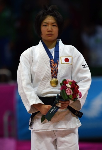 中村が柔道女子52キロ級で金メダル、アジア大会
