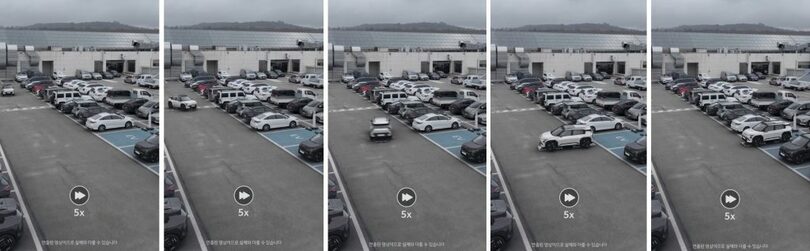 現代自動車グループが公開したEV3自動駐車技術PR映像＝現代自動車グループ(c)NEWSIS