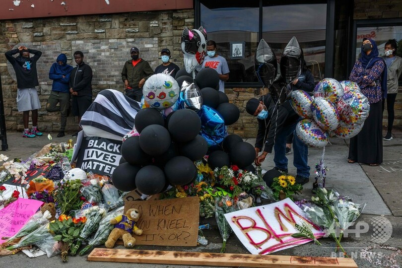 黒人男性死亡で抗議デモ続く 暴動で1人死亡 米