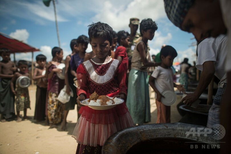 バングラとの国境付近に1万人のロヒンギャ、脱出が再び増加傾向