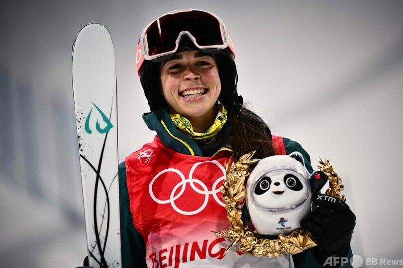 女子モーグル、豪のアンソニーが金メダル 北京冬季五輪