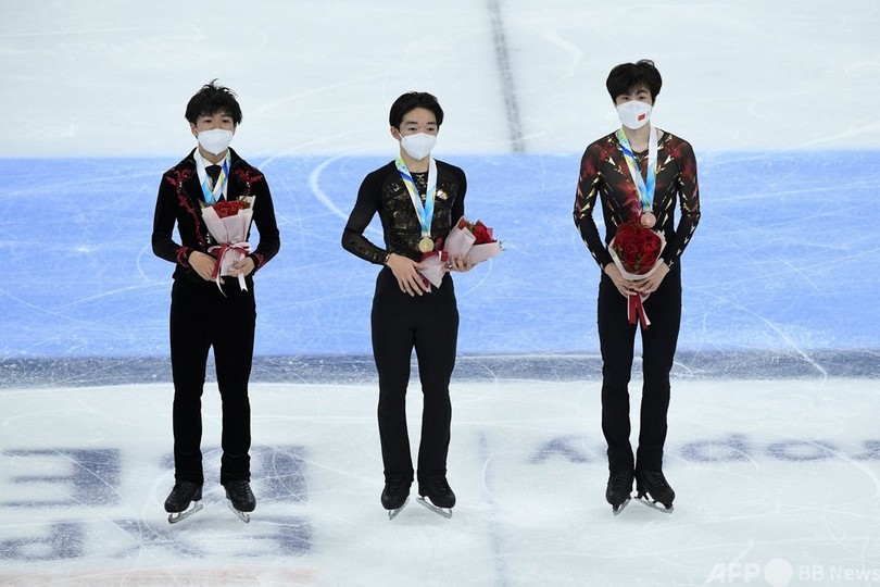 鍵山と三原が優勝 フィギュア、北京五輪テスト大会