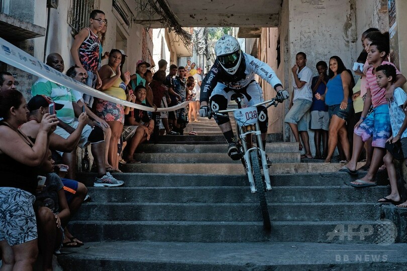 リオの貧困地区がマウンテンバイクのサーキットに