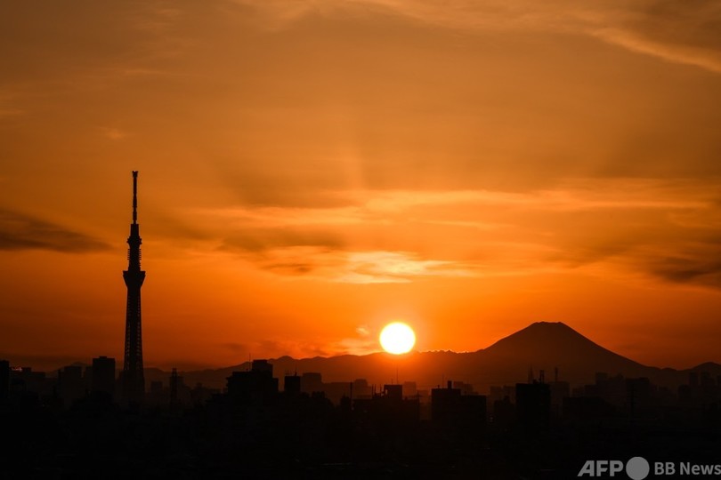 写真特集 東京の空 タワーとツリーと富士山と 写真40枚 国際ニュース Afpbb News