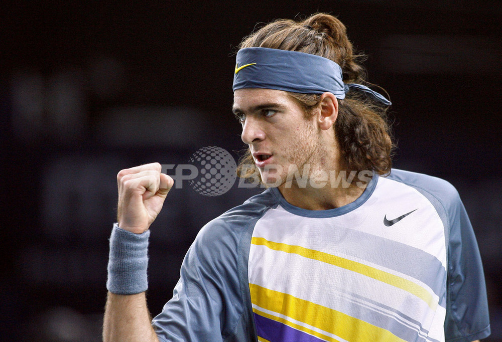 デルポトロ ロペスを破り2回戦へ 写真5枚 国際ニュース:AFPBB News