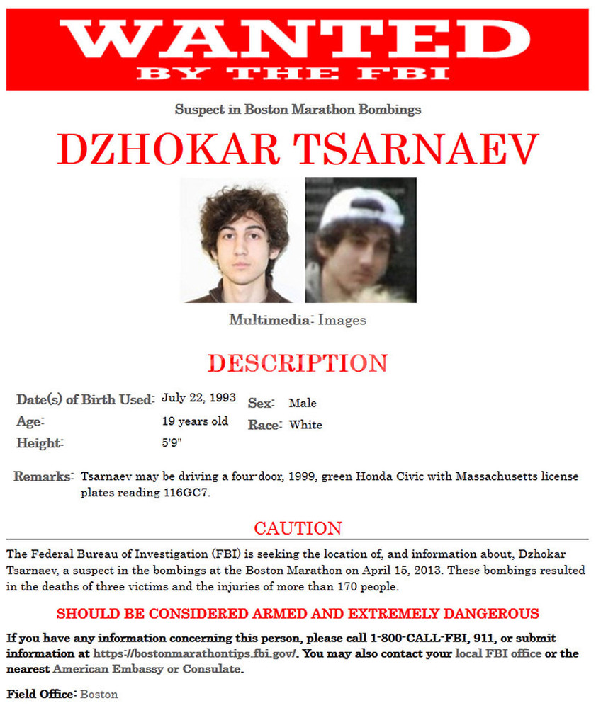 ボストン爆発の容疑者がツイート お気をつけて 写真2枚 国際ニュース Afpbb News