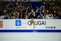 18-19フィギュアスケートグランプリ（GP）シリーズ第4戦、NHK杯。女子シングル・ショートプログラム（SP）の演技に臨むエリザベータ・トゥクタミシェワ（2018年11月9日撮影）。(c)Martin BUREAU / AFP