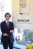 都内で開催された「RESCUE（レスキュー）」の発表会にて。日本 ネルソン社　代表のジャン村田（Jean Murata）氏（2012年3月27日撮影）。(c)MODE PRESS