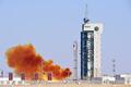 酒泉衛星発射センターから打ち上げられる運搬ロケット「長征２号Ｃ」（2025年2月27日撮影）。(c)Xinhua News