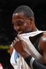 09-10NBA、アトランタ・ホークス（%%Atlanta Hawks%%）戦で笑顔を見せるオーランド・マジック（%%Orlando Magic%%）のドワイト・ハワード。（2009年12月10日撮影）(c)AFP/Getty Images/NBAE/Scott Cunningham