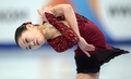 13-14フィギュアスケート（GP）シリーズ最終戦、ロシア杯（2013 Cup of Russia）女子シングル・フリースケーティング（FS）。演技に臨む宮原知子（Satoko Miyahara、2013年11月23日撮影）。(c)AFP/YURI KADOBNOV