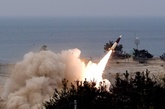韓国軍、日本海にミサイル発射 北朝鮮のICBMに対応
