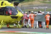 クラッシュで病院搬送のMoto3選手が死亡 イタリアGP