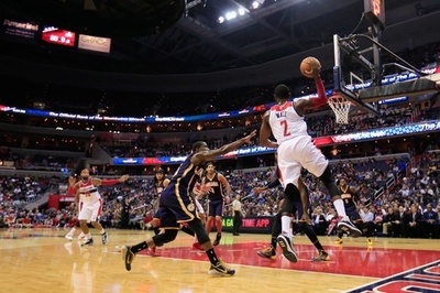 ウィザーズが延長戦の末にペイサーズ下す