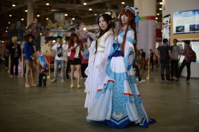 中国アモイでコスプレ・エキスポ