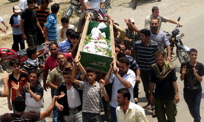 シリアの反体制派蜂起、2万人以上が死亡 NGO発表