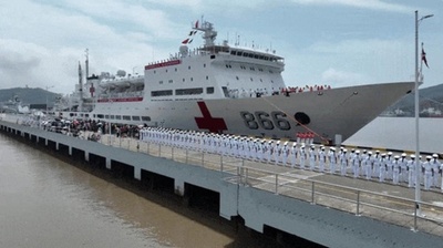 中国の病院船「平和の方舟」、世界の13か国訪問し医療支援へ