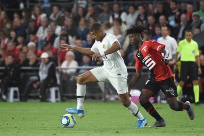 PSGがリーグ2戦目で初黒星、レンヌは16歳のMFが躍動