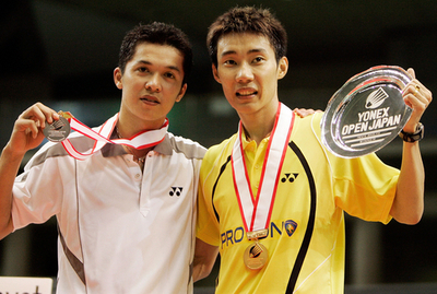 リー・チョンウェイ 男子シングルスで優勝を飾る