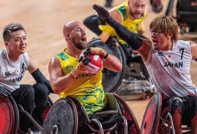 日本がリオ金の豪下し準決勝に進出 車いすラグビー