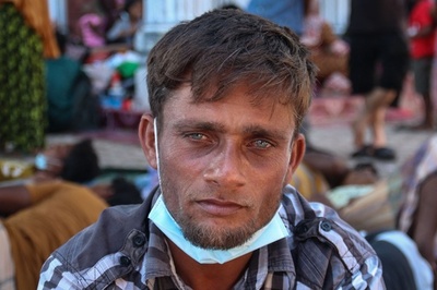 【今日の1枚】瞳は訴える、インドネシアに漂着したロヒンギャ難民