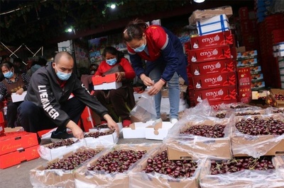 中国で人気のチェリー、チリとの協力を象徴