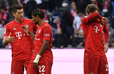 バイエルンが今季初黒星、欧州CL大勝後に落とし穴