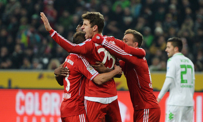 王者バイエルン、リーグ後半戦初戦を白星で飾る