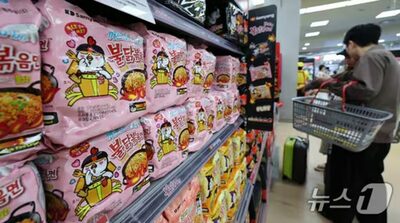 「韓国ラーメン旋風」…堅調なビック3、年間最大実績に「青信号」