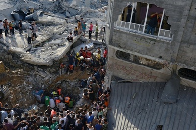 ガザ地区、停戦後の空爆100回以上に 新たに5人死亡