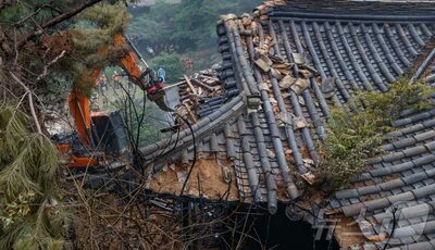 ソウルの文化遺産火災、原因は「不明」…防犯カメラ作動せず・スプリンクラーなく延焼