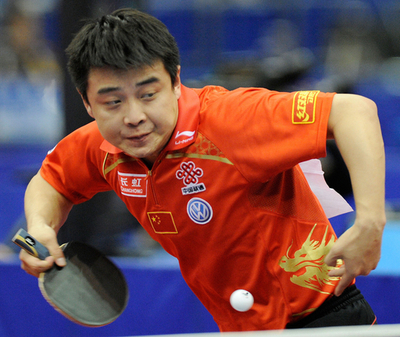 王皓 4回戦進出、世界卓球