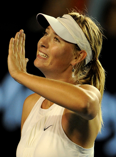 シャラポワ 第1シードのエナンをストレートで降し4強入り