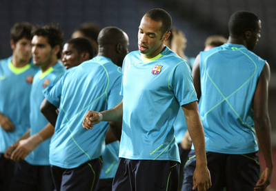 バルセロナ 横浜F・マリノス戦に向け練習