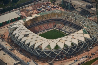 イングランド初戦の会場、年内完成予定 2014年ブラジルW杯