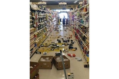 米カリフォルニア州南部で地震 M6.4