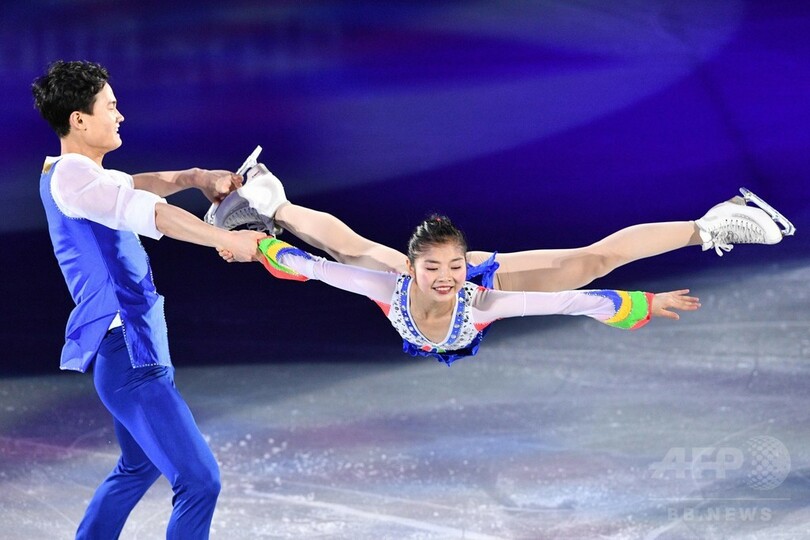 羽生やザギトワらが華麗な演技、フィギュアスケート・エキシビション 平昌五輪