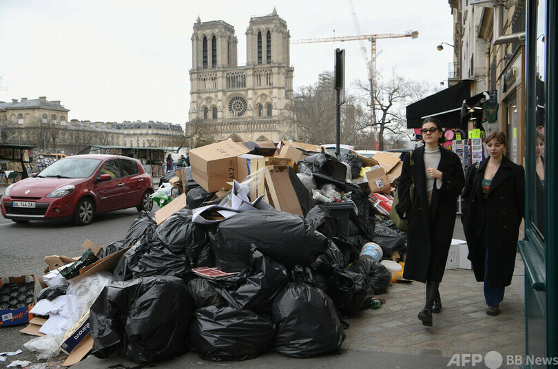 ごみ収集作業員、パリ五輪期間中のスト警告