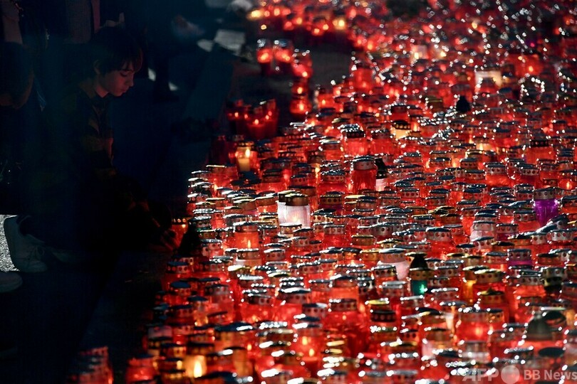 【今日の1枚】万聖節を祝う無数のランタン クロアチア