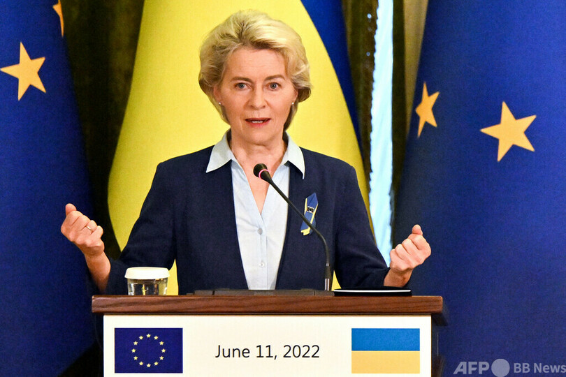 反汚職改革加速を 欧州委員長、ウクライナに要請