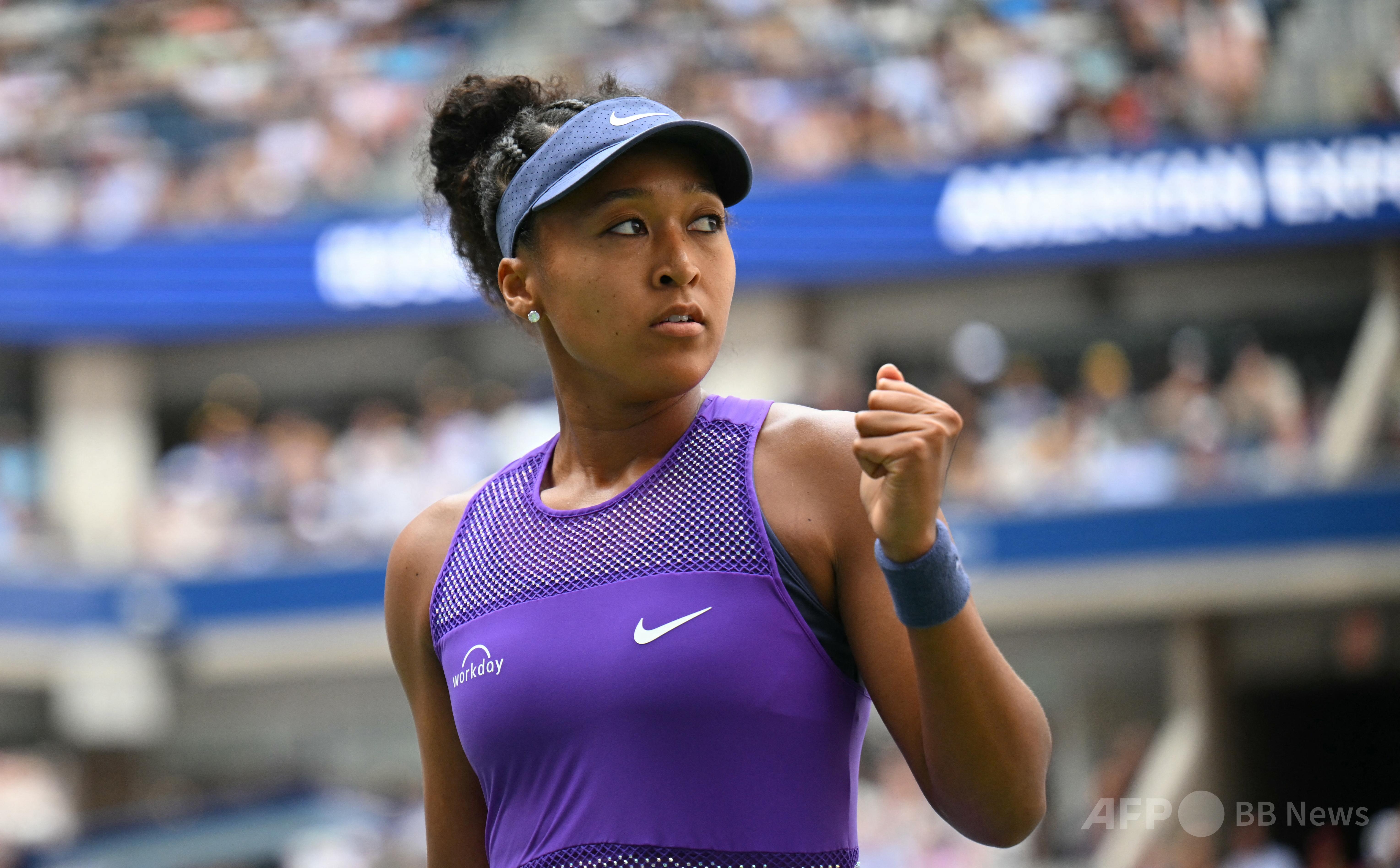 大坂なおみ、第3シードに圧勝 全米OP8強入り 写真4枚 国際ニュース