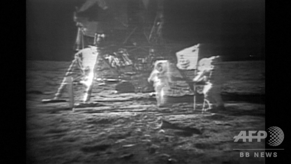 動画：世界をくぎ付けにした「一歩」の中継、アポロ月面着陸から50年 