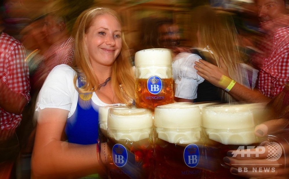 動画 世界最大のビールの祭典 オクトーバーフェスト 開幕 ドイツ 写真1枚 国際ニュース Afpbb News