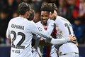 サッカー欧州チャンピオンズリーグ、グループC第6節、ヴィクトリア・プルゼニ対FCバルセロナ。得点を喜ぶFCバルセロナの選手（2022年11月1日撮影）。(c)Joe Klamar / AFP