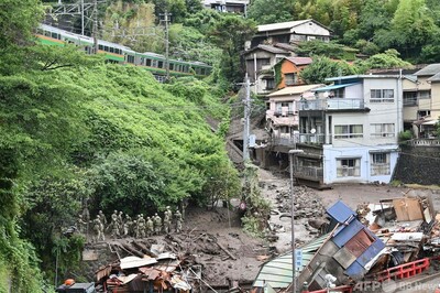 熱海土石流 死者7人、安否不明者27人に