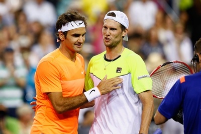 フェデラー、因縁の相手破り4回戦へ BNPパリバ・オープン