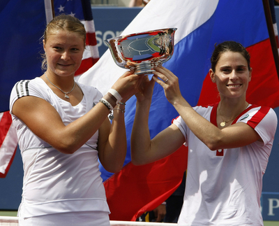デシー／サフィナ組 全米女子ダブルスを制す