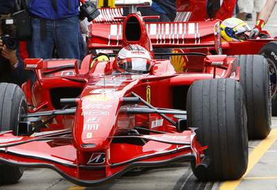 ライコネン 英国GPフリー走行1回目で2番手タイムを記録