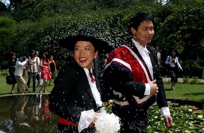 チリのリアリティー番組で優勝の中国人カップル、チリで挙式 - チリ